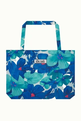 King Louie Seychelles Surf Blue Shopper