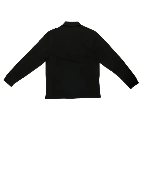 Lacoste Men's long-sleeved polo shirt in pitit piqué in one color YH9521 00 031 black