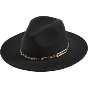 Leopard Band  Fedora