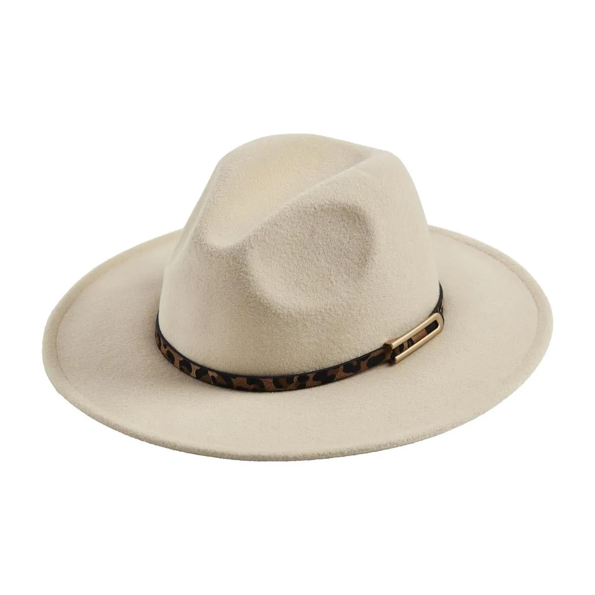 Leopard Band  Fedora