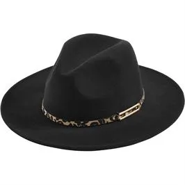 Leopard Band  Fedora