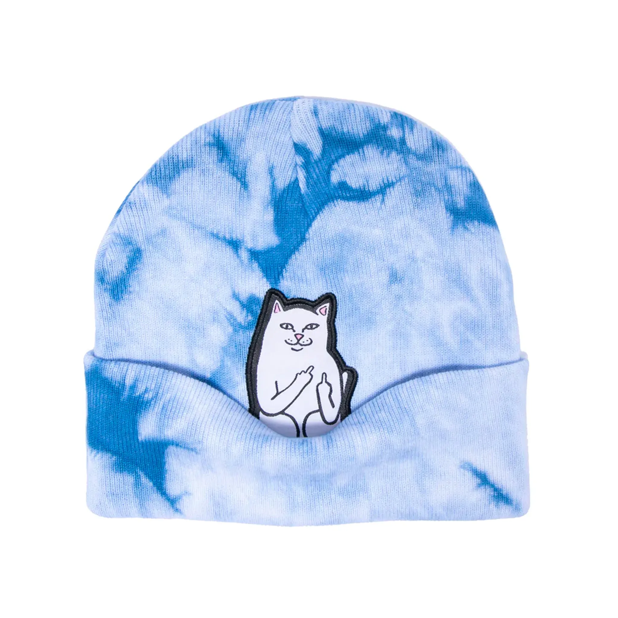 Lord Nermal Patch Beanie (Navy Lightning Wash)