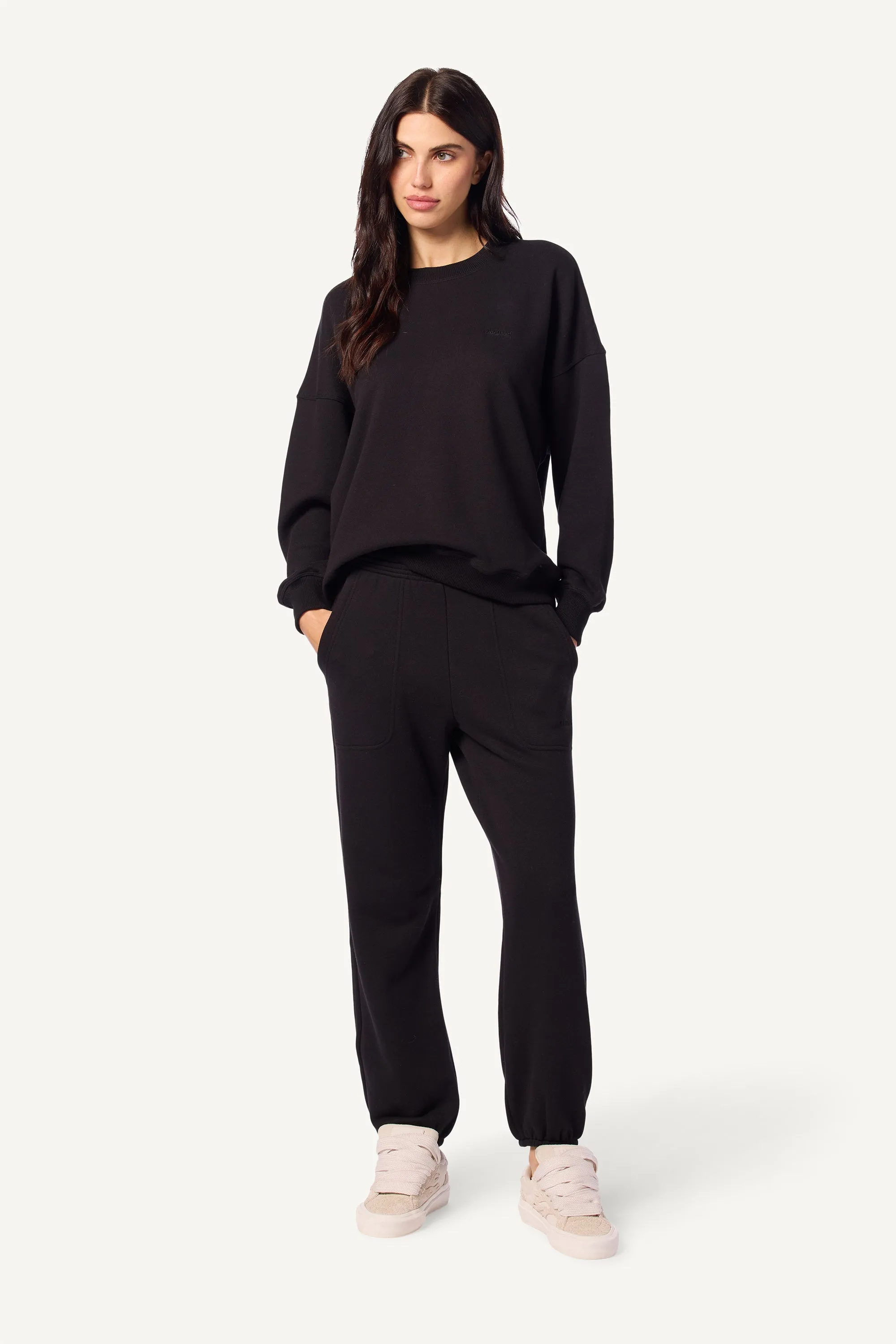 MASON  FRENCH TERRY SWEATPANT W/POCKETS | BLACK