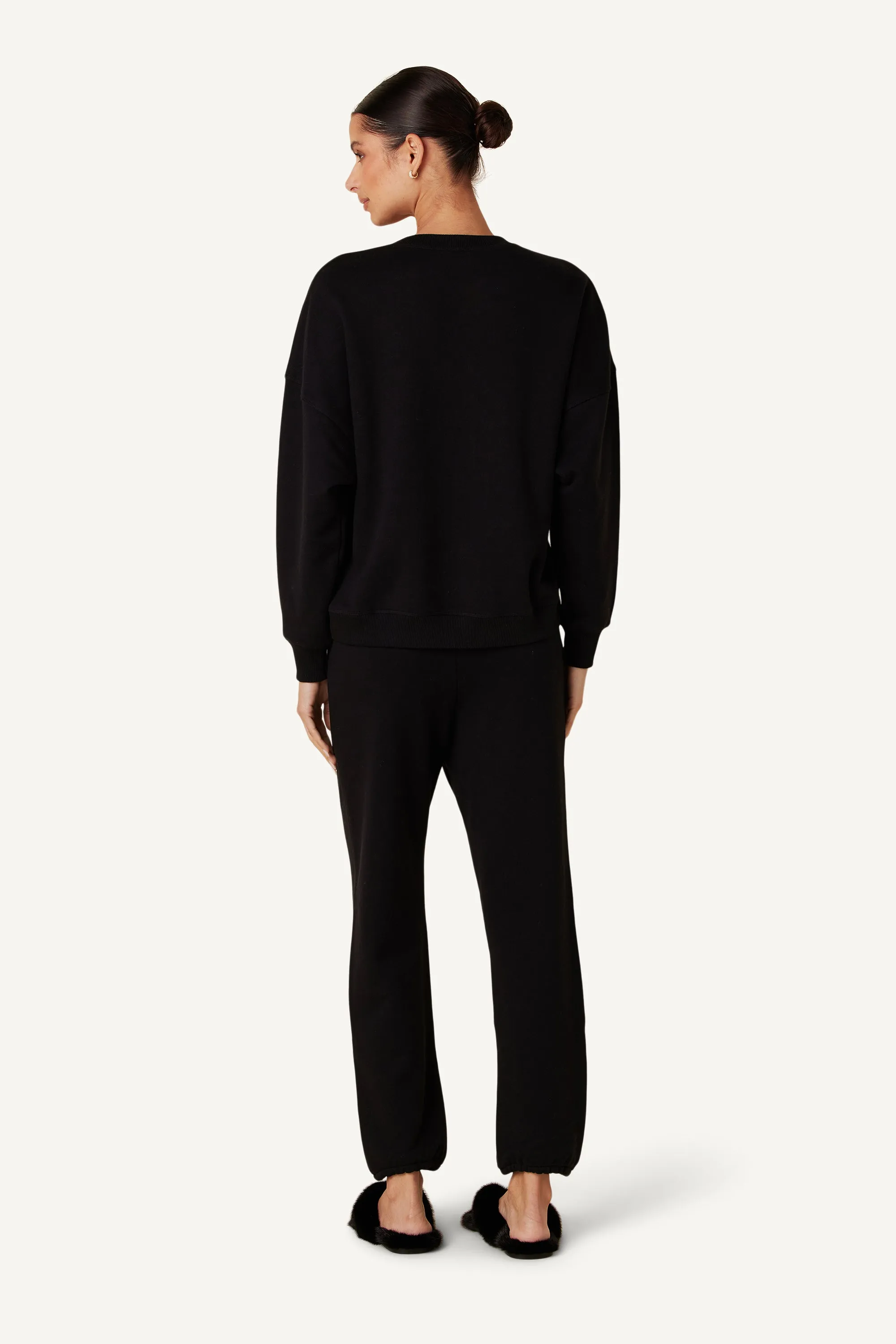 MASON  FRENCH TERRY SWEATPANT W/POCKETS | BLACK