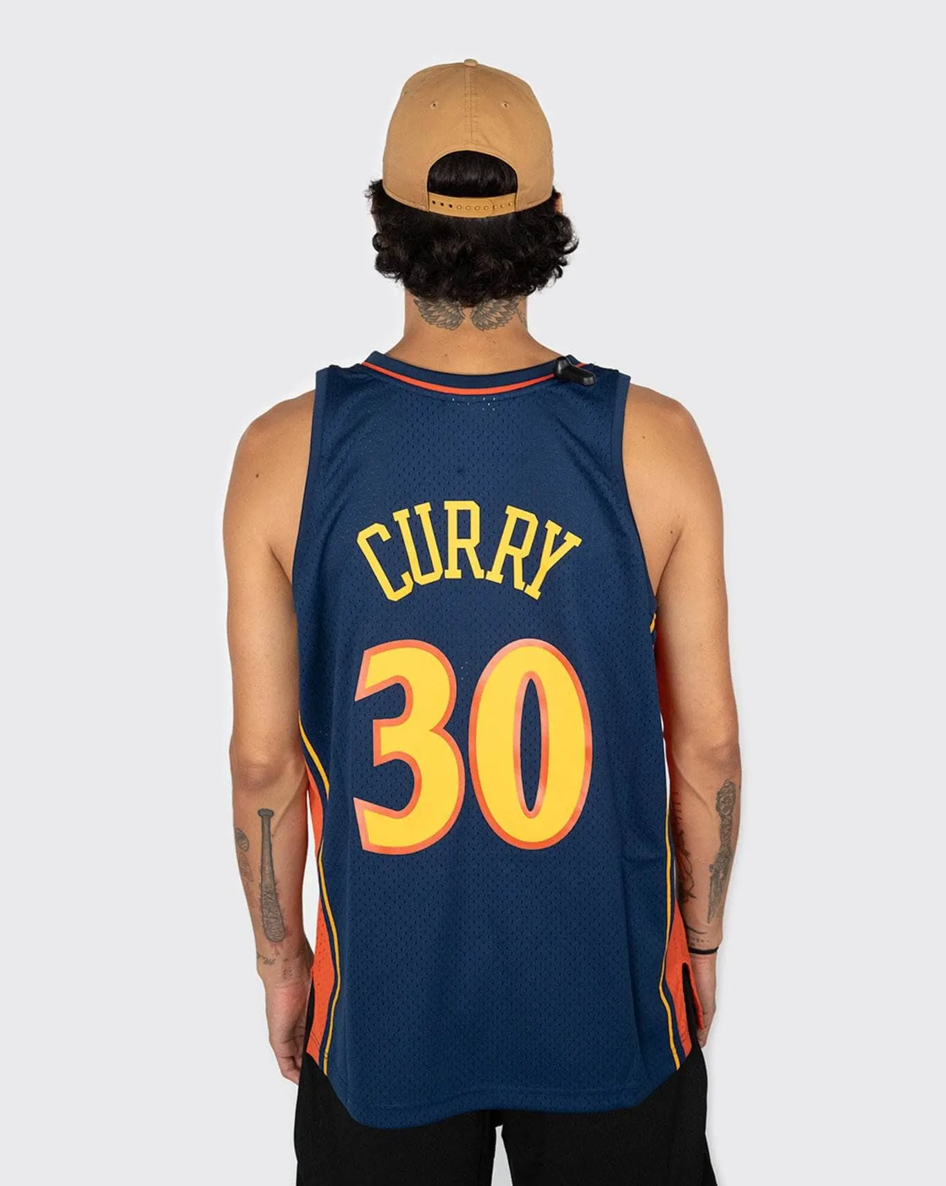 Mitchell & Ness Golden State Warriors Curry 09-10 Swingman Jersey MNGW18170