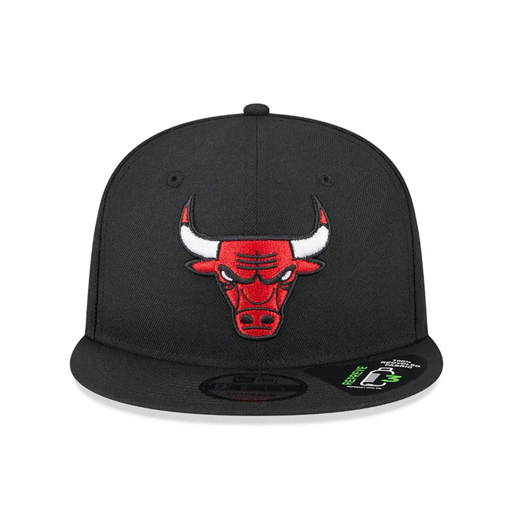 NEW ERA Chicago Bulls Repreve Black 9FIFTY Snapback Cap