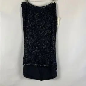 NEW Escada Black Beaded Skirt