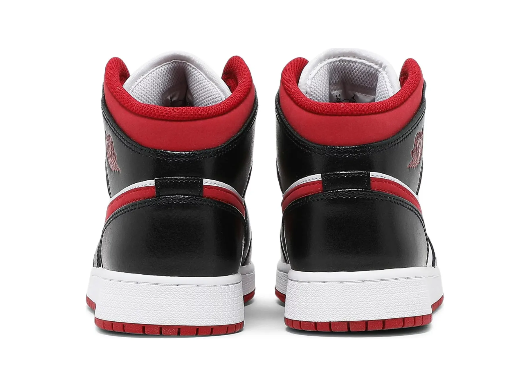 Nike Air Jordan 1 Mid Gym Red Black White (GS) Women's