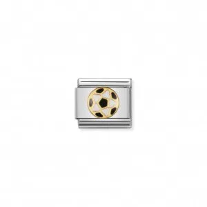 Nomination LINK COMPOSABLE PALLONE BIANCO NERO 030204/17