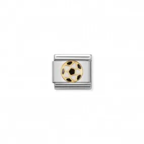 Nomination LINK COMPOSABLE PALLONE BIANCO NERO 030204/17