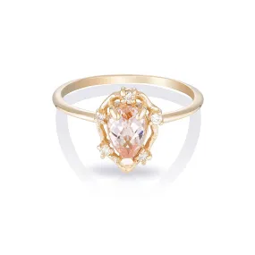 Peone II | morganite & diamonds