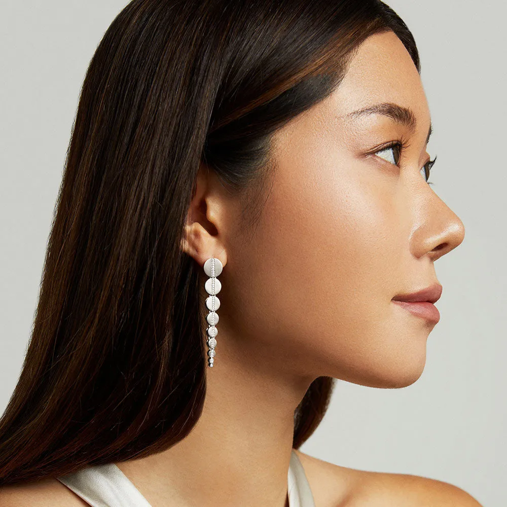 Petit Pavé Statement Drop Earrings