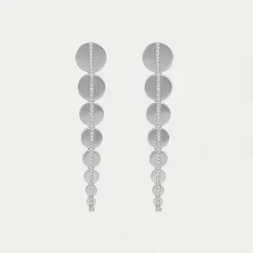 Petit Pavé Statement Drop Earrings