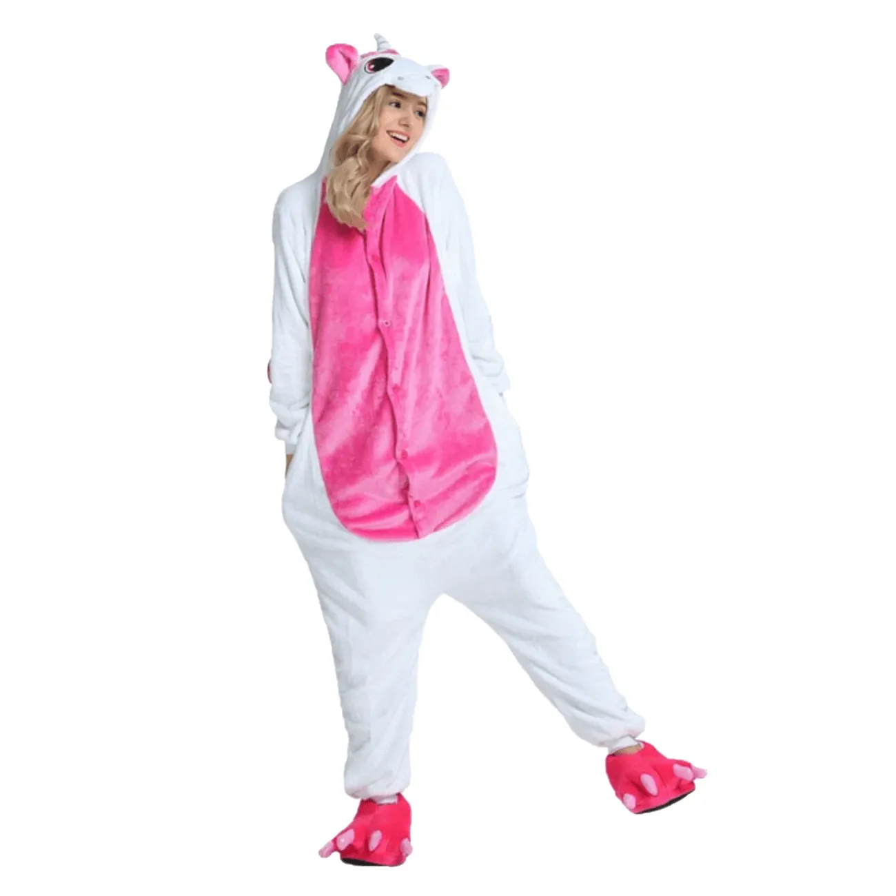 Pink Winged Unicorn Adult Onesie