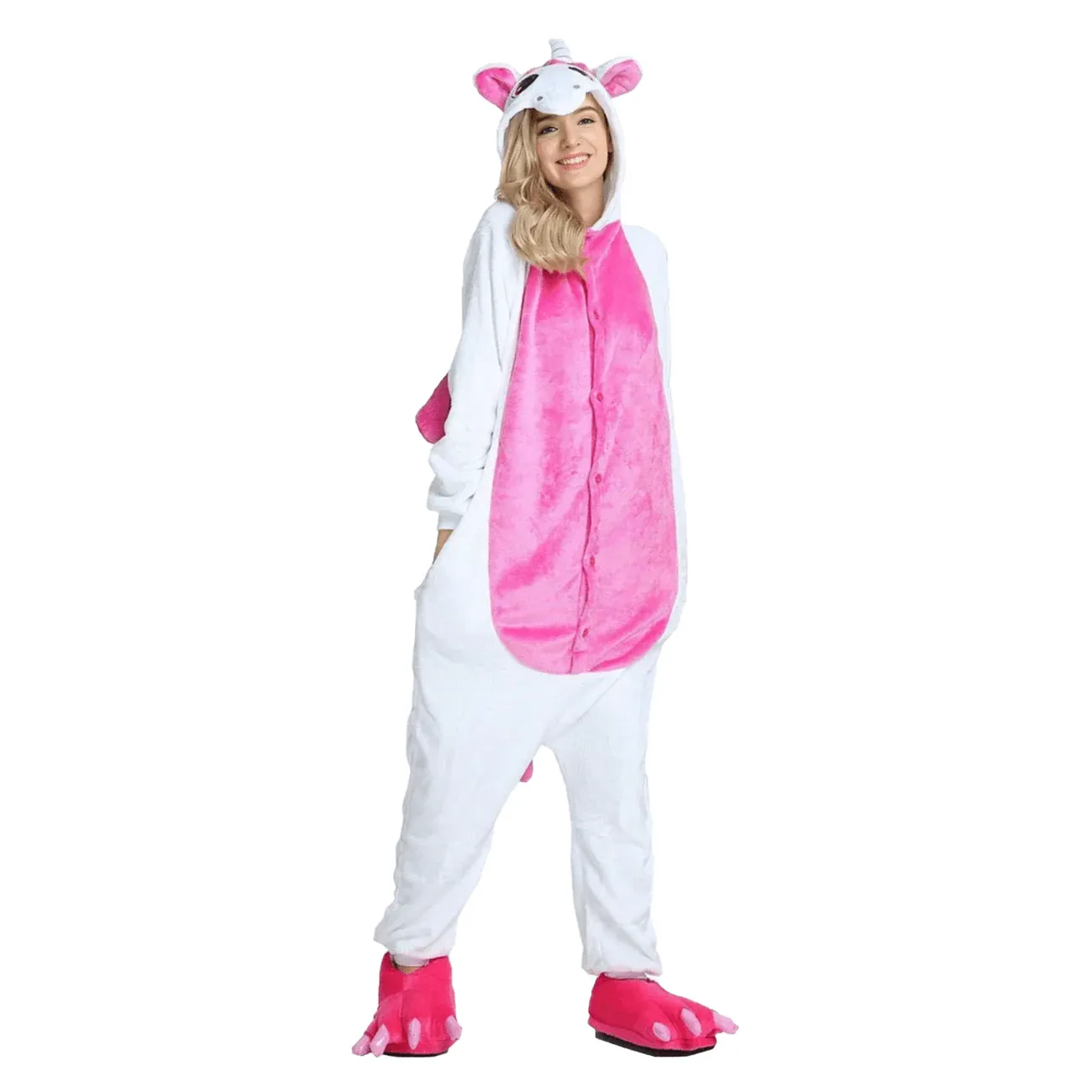 Pink Winged Unicorn Adult Onesie