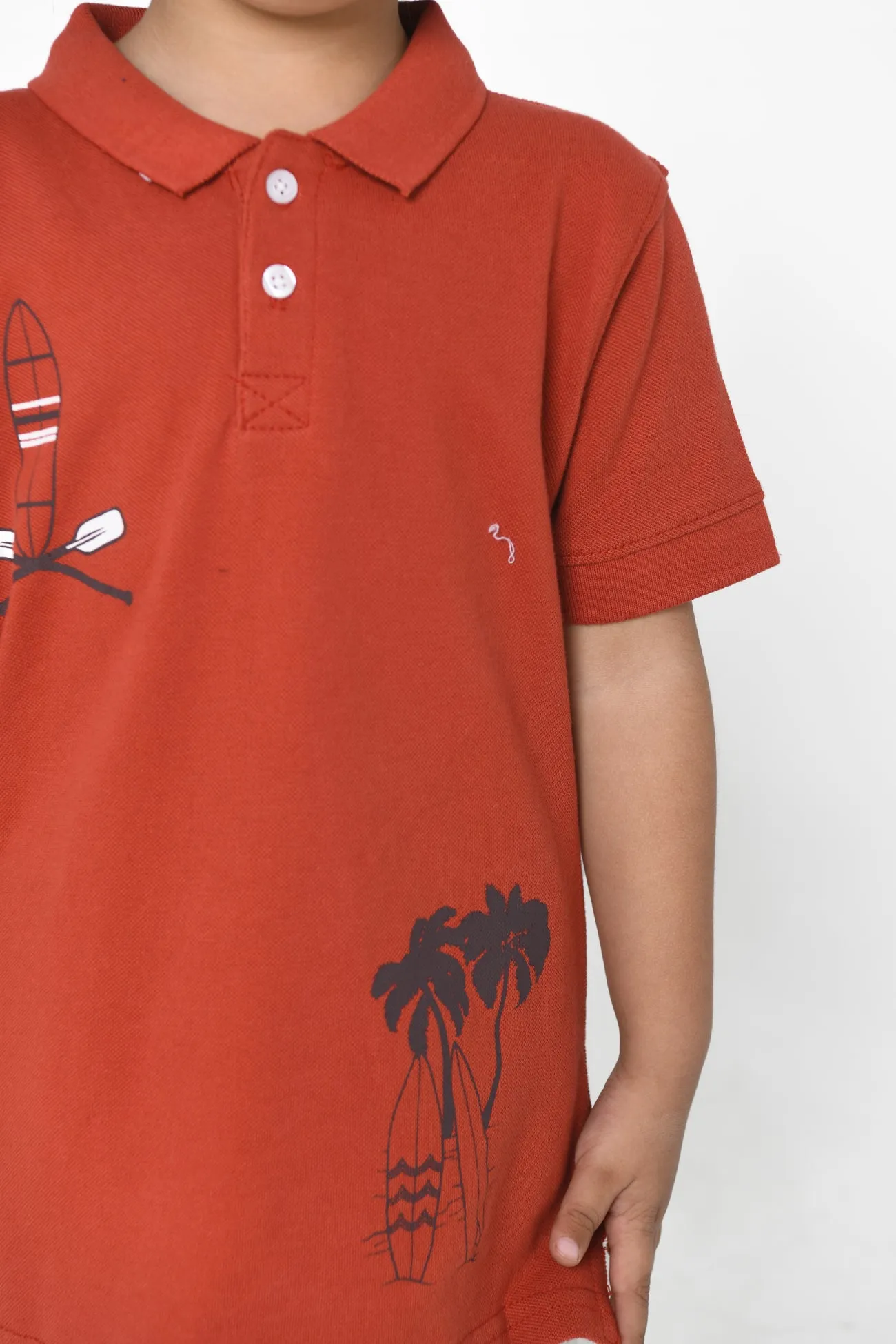 Printed Polo Shirt