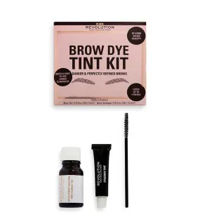 Revolution - Set de cejas Brow Dye Tint - Black