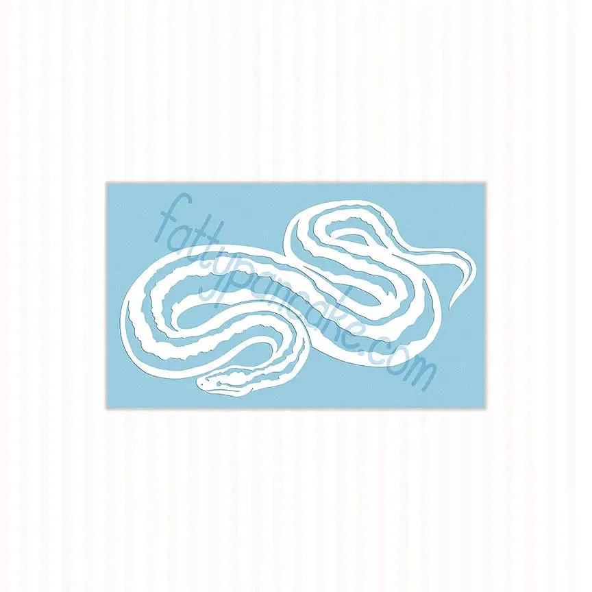 Rosy Boa Decal, Waterproof Vinyl Decal, Cute Snake Reptile Gift