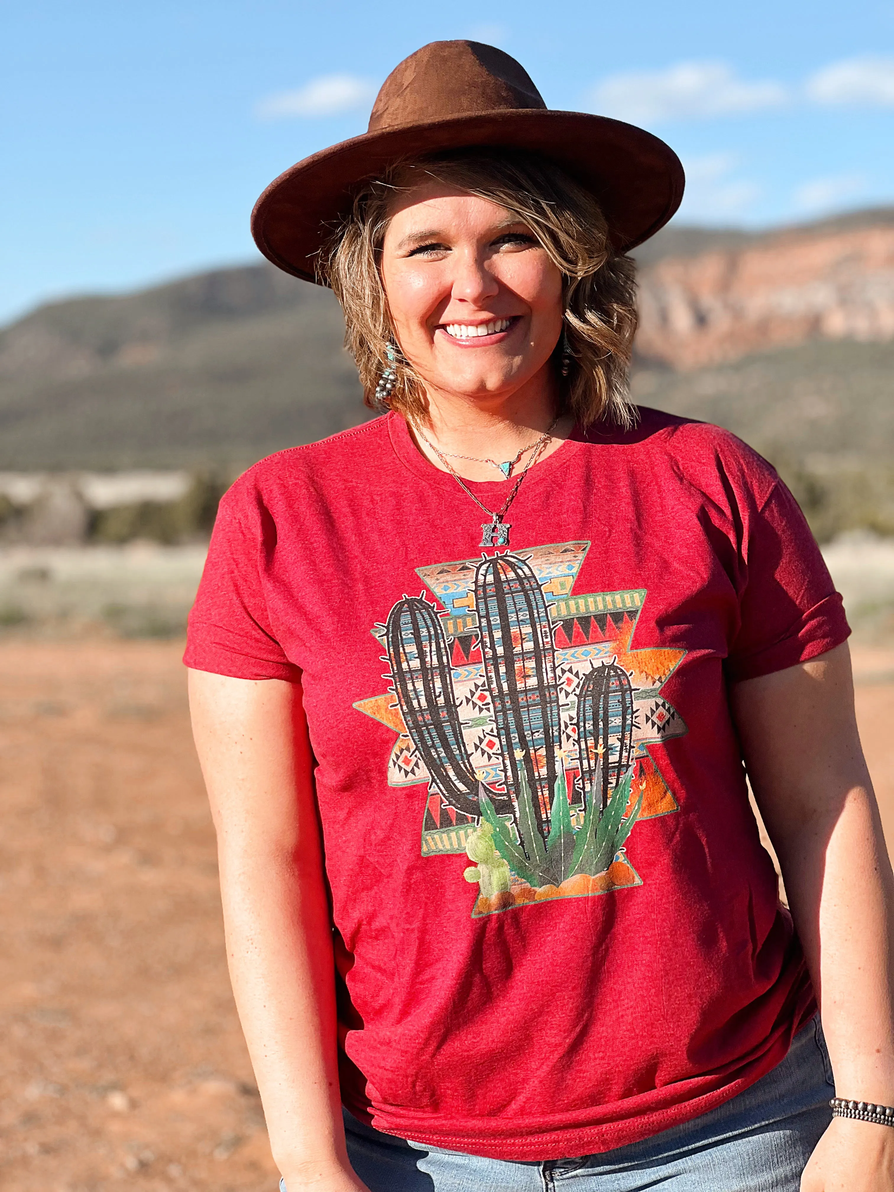 Saguaro Serape Graphic Tee