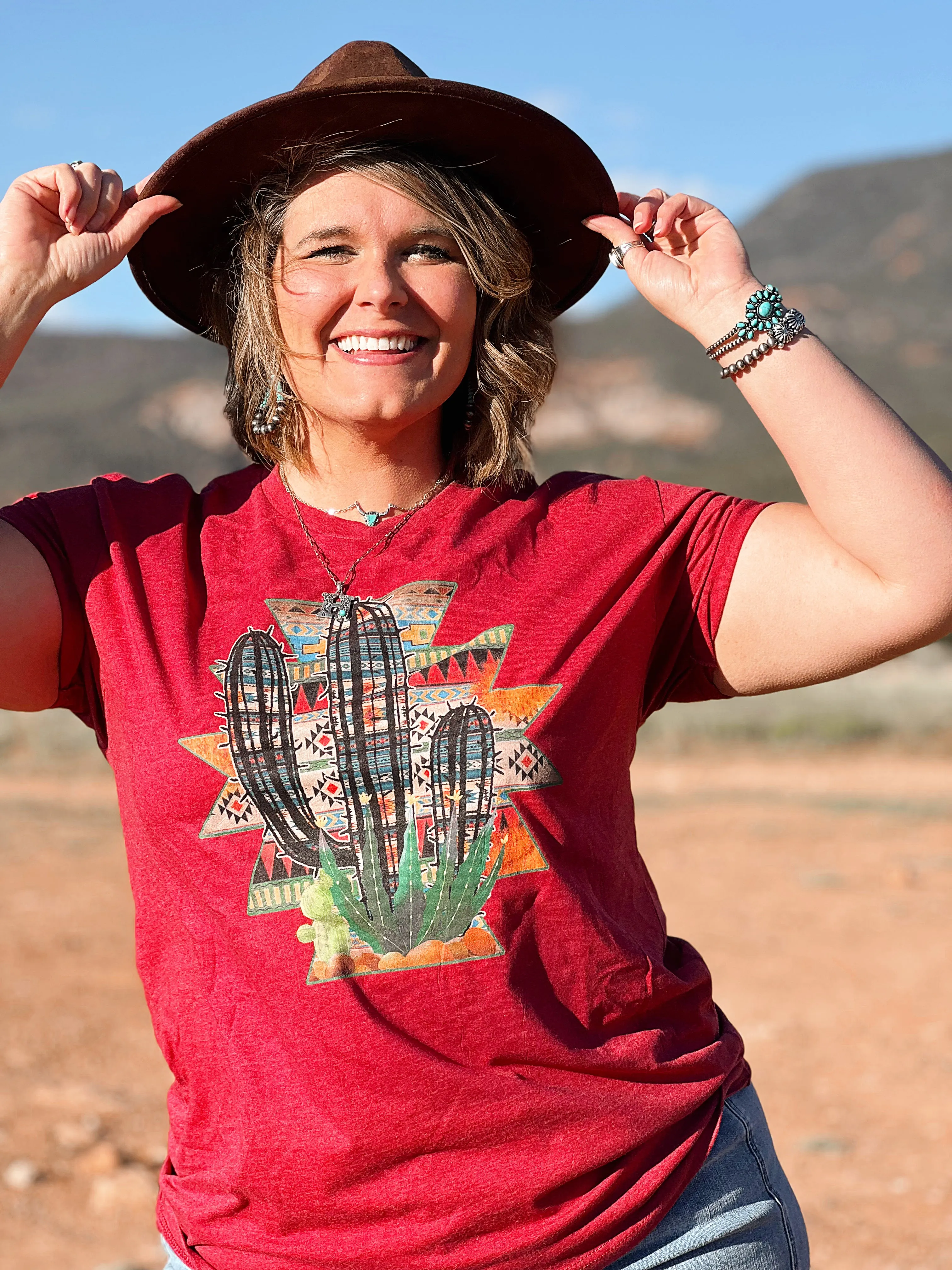 Saguaro Serape Graphic Tee