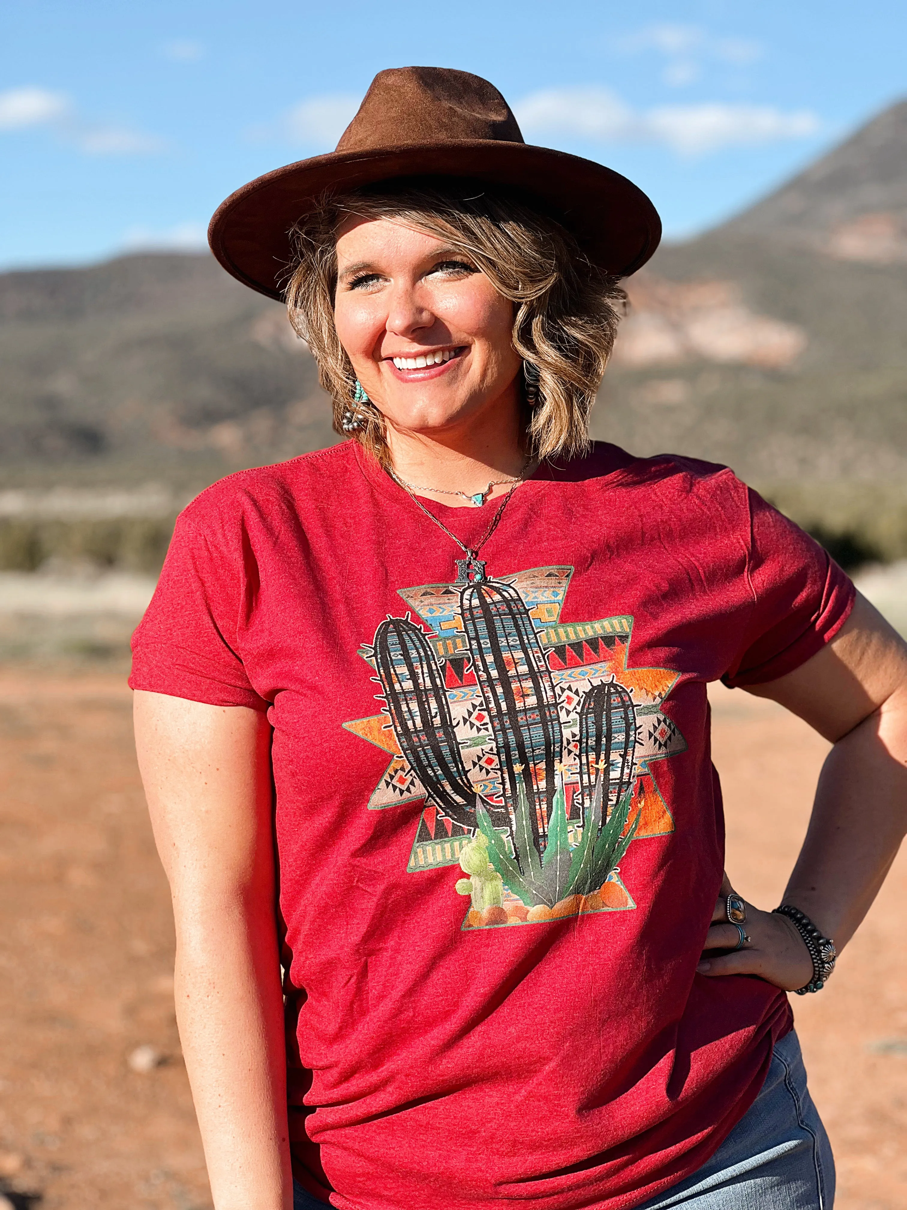 Saguaro Serape Graphic Tee