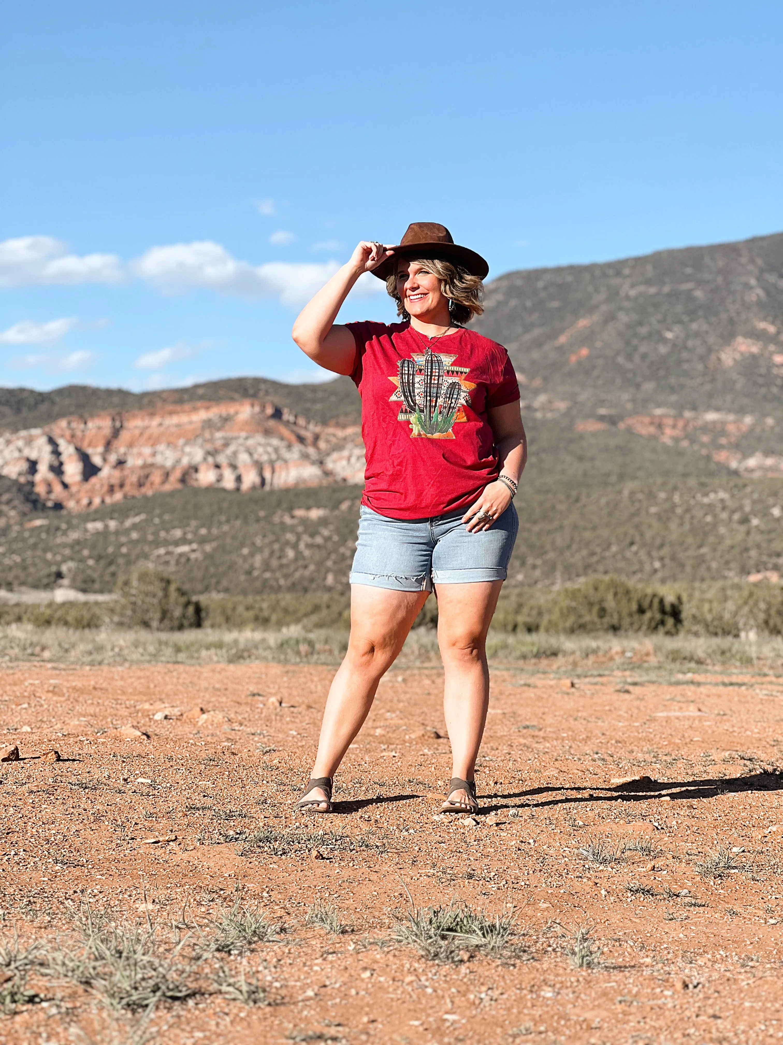 Saguaro Serape Graphic Tee