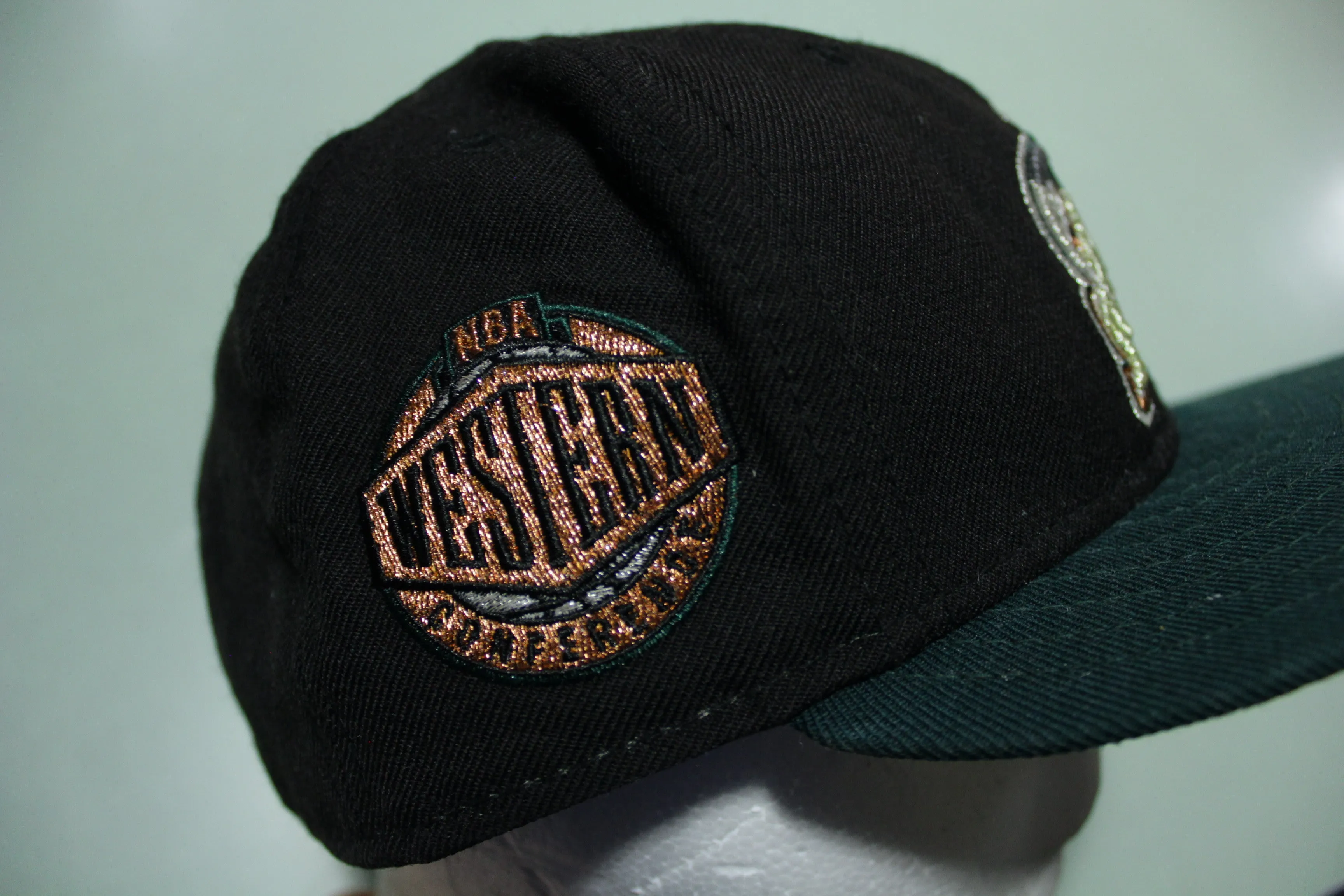 Seattle Sonics Hardwood Classics 59Fifty Pro Back Fitted NBA Destroyed Basketball Hat 7 5/8