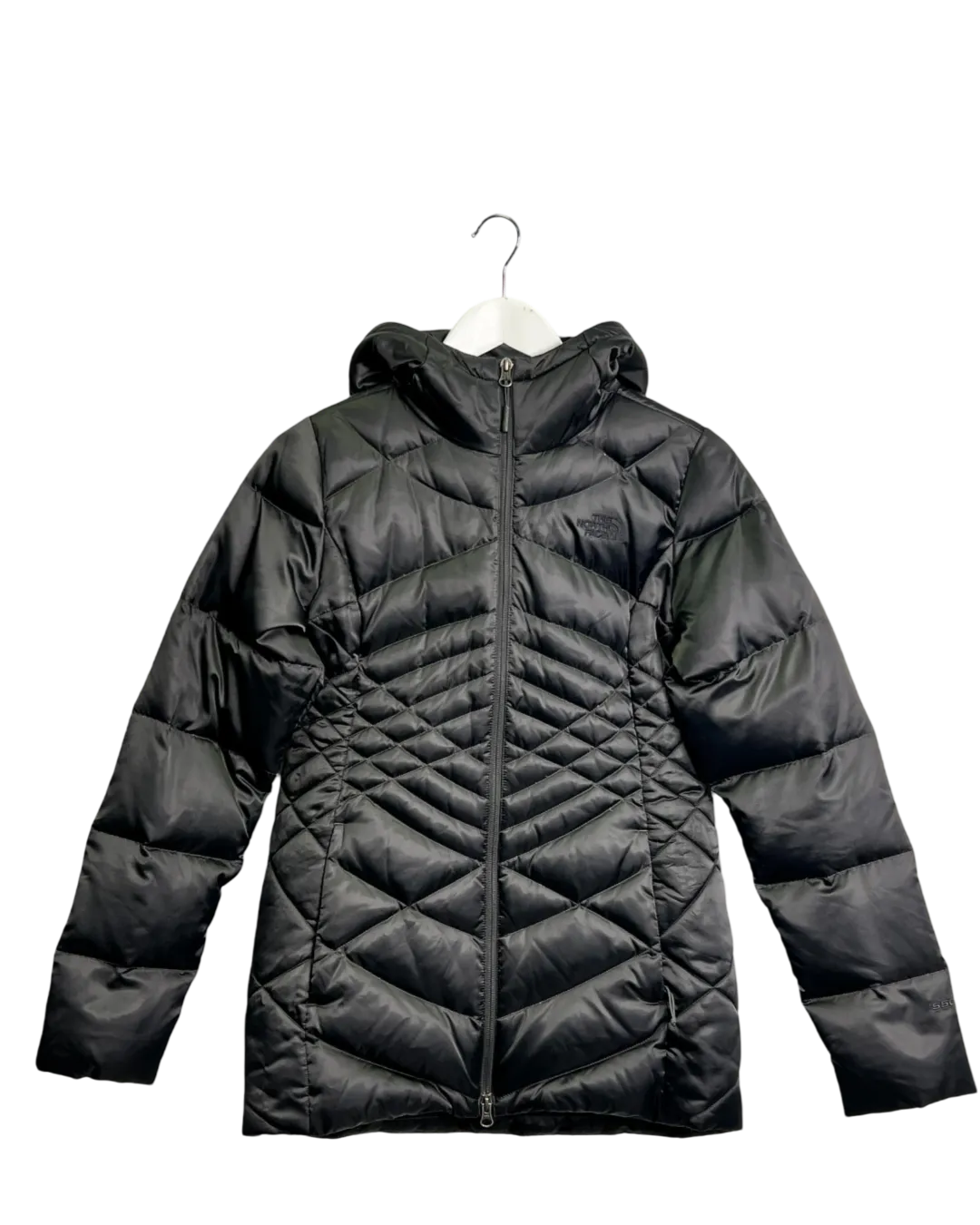 Size S - The North Face Black Hooded Puffer Jacket