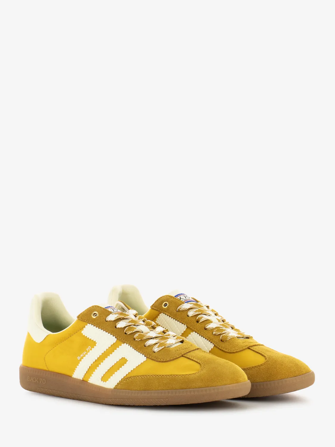 Sneakers Ghost 08 yellow suede / milk