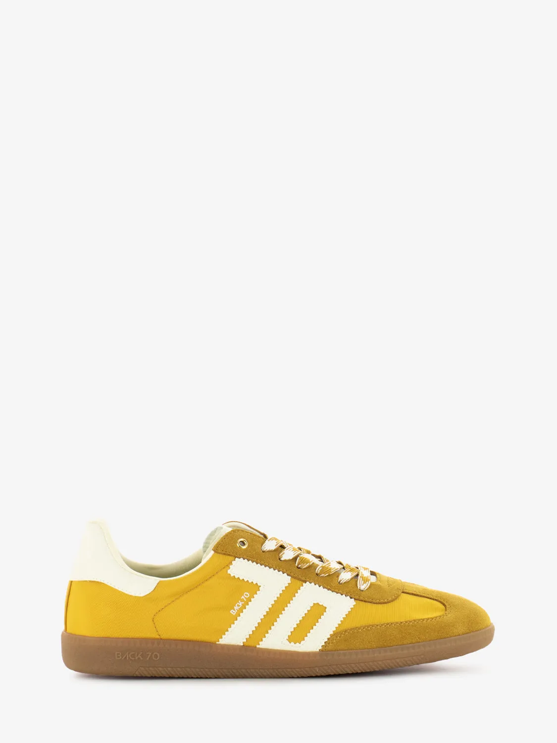 Sneakers Ghost 08 yellow suede / milk