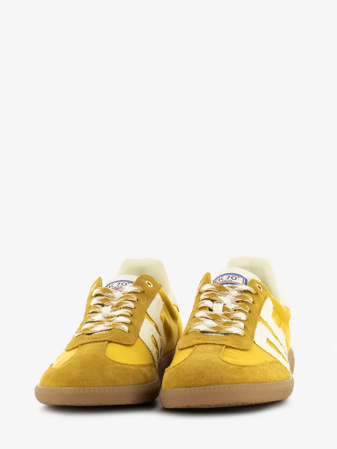 Sneakers Ghost 08 yellow suede / milk