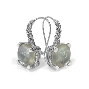 Stephen Dweck Garden of Stephen Natural Quartz and Mother of Pearl Drop Earrings in Sterling Silver