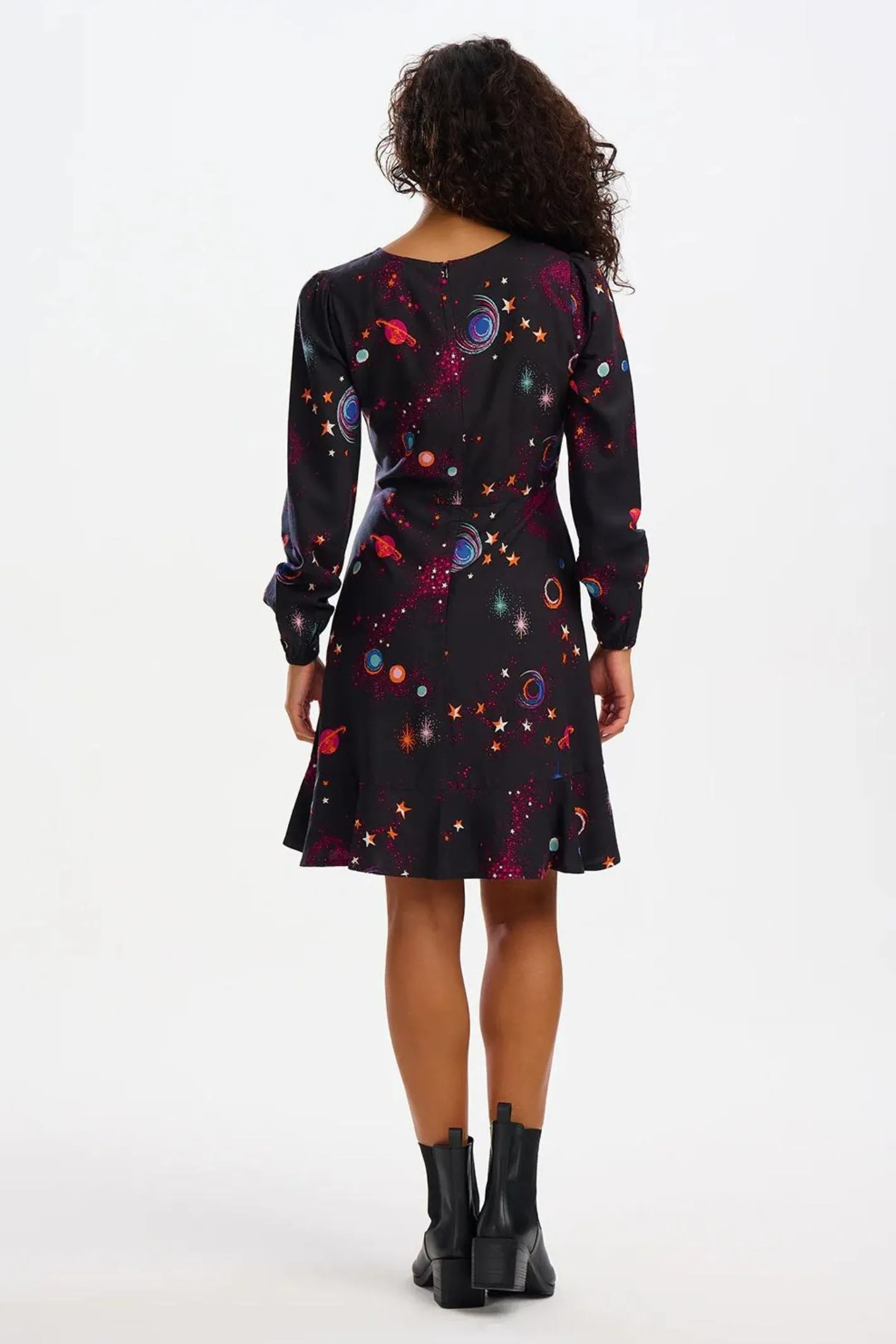 Sugarhill - Juliette Dress - Black Universe