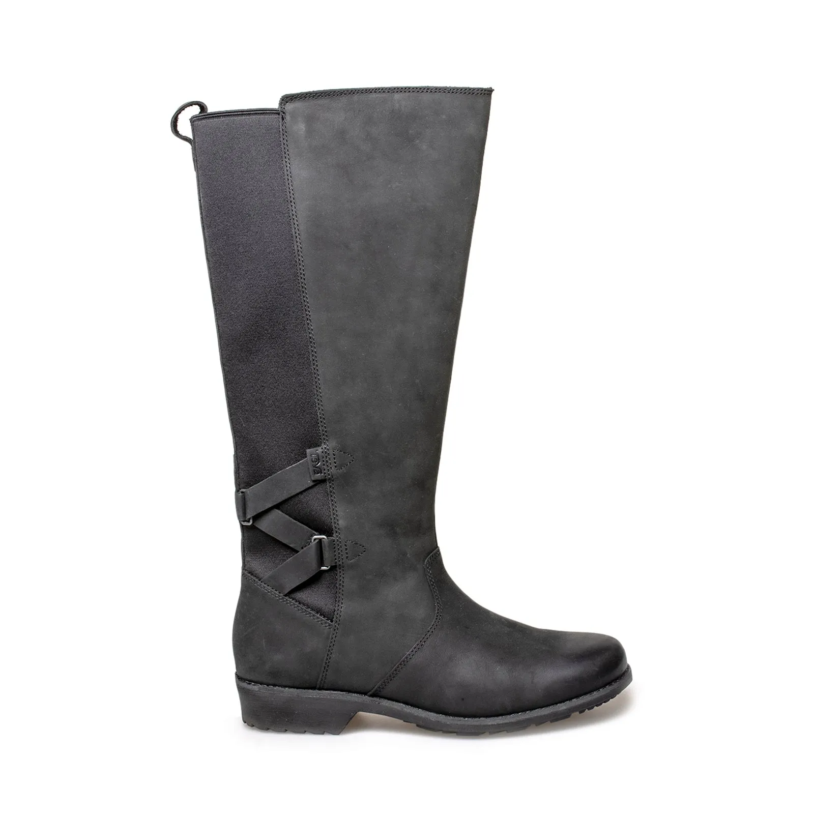 TEVA Ellery Tall Waterproof Black Boots - Women's