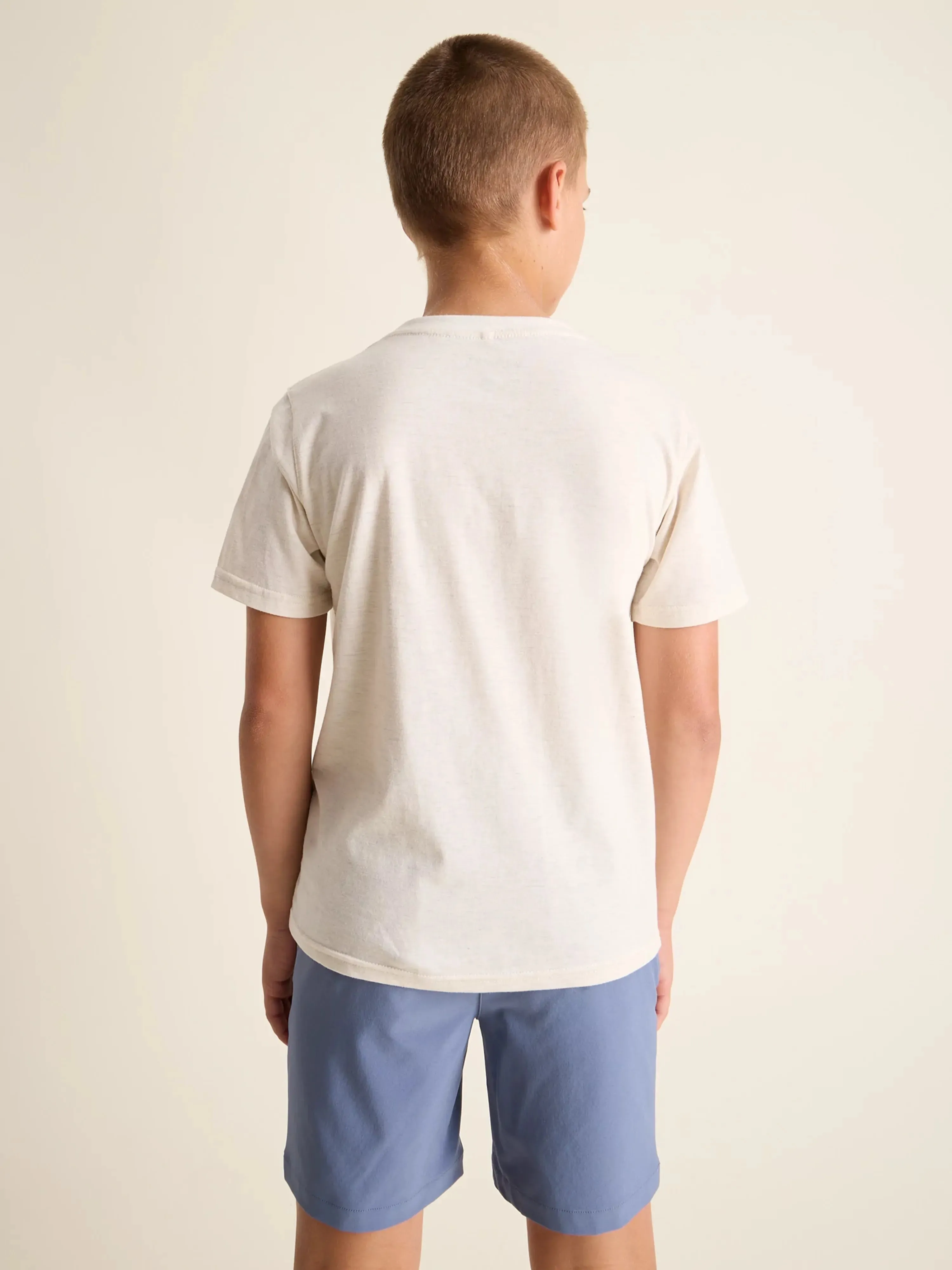 The Desert Cowboy (Boys Non Pocket T-Shirt) - Oatmeal Heather