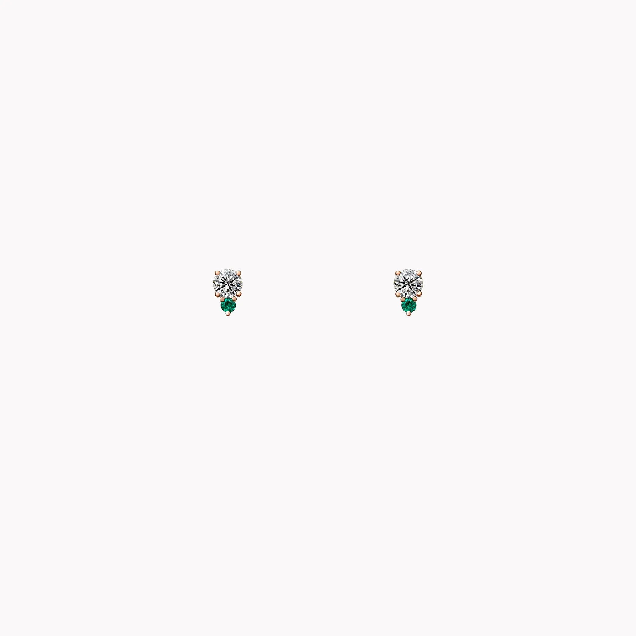 The Olivia Diamond & Emerald Studs