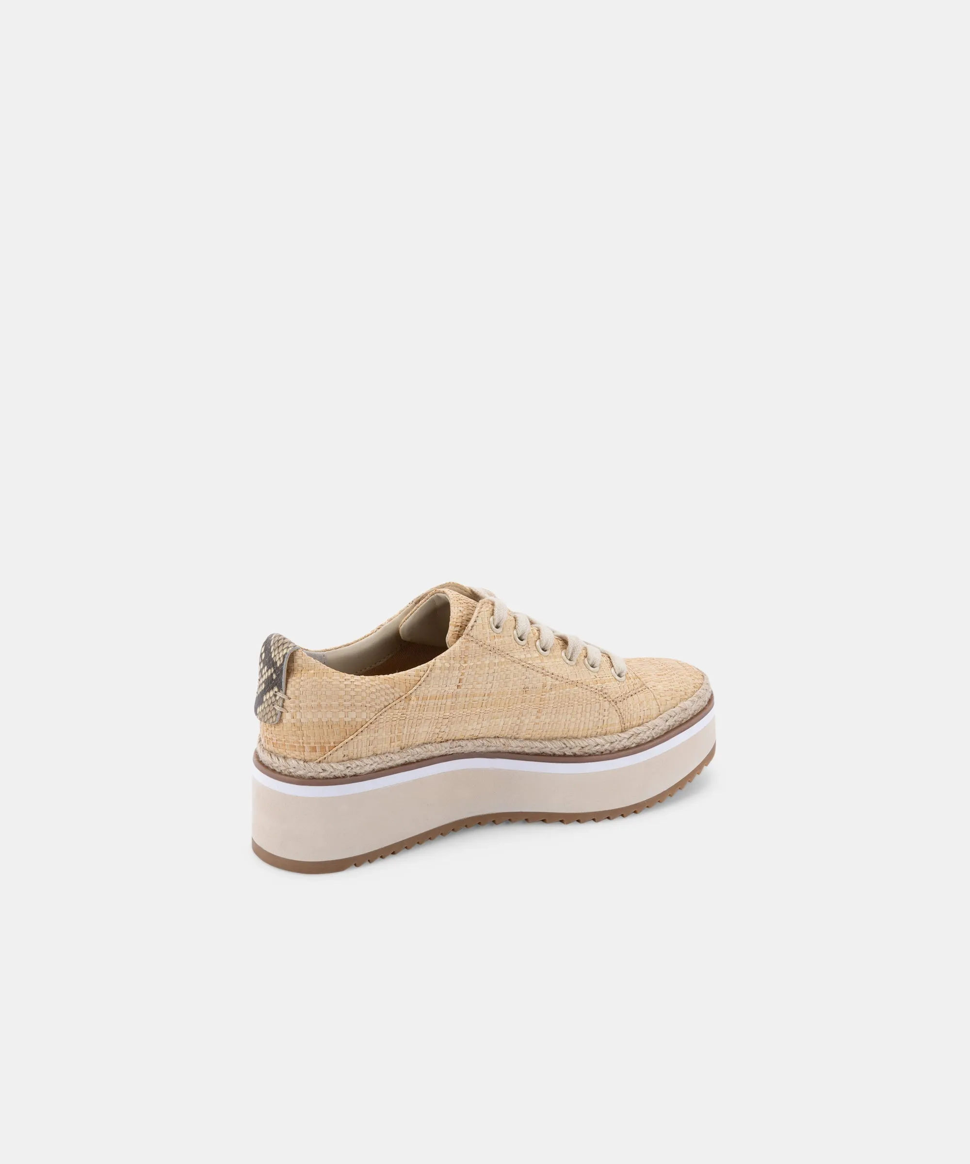 TINLEY SNEAKERS LT NATURAL RAFFIA - re:vita