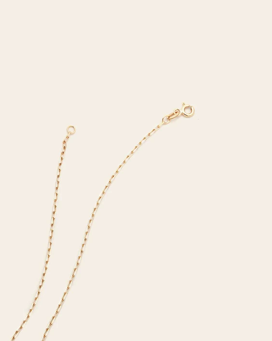 Topaz Charm Necklace - 10k Yellow Gold