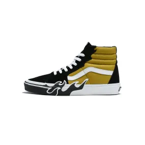 Vans SK8-HI Flame Black - Yellow