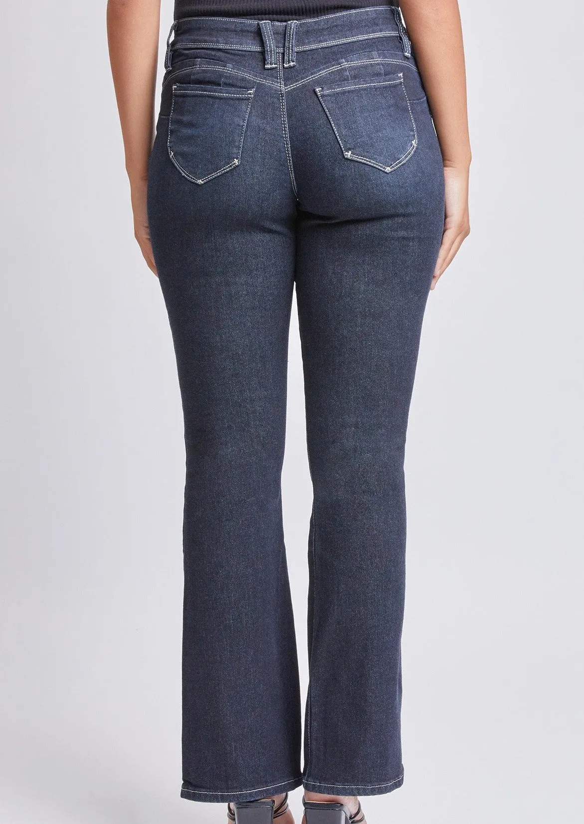 WannaBettaButt Mid Rise BootCut Jeans