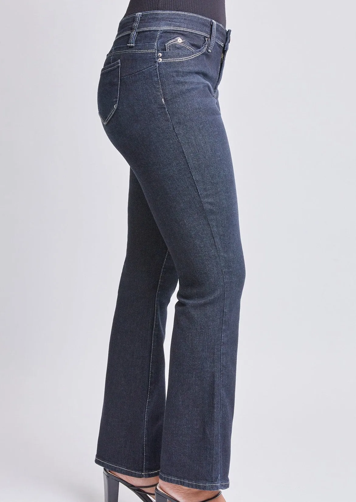 WannaBettaButt Mid Rise BootCut Jeans