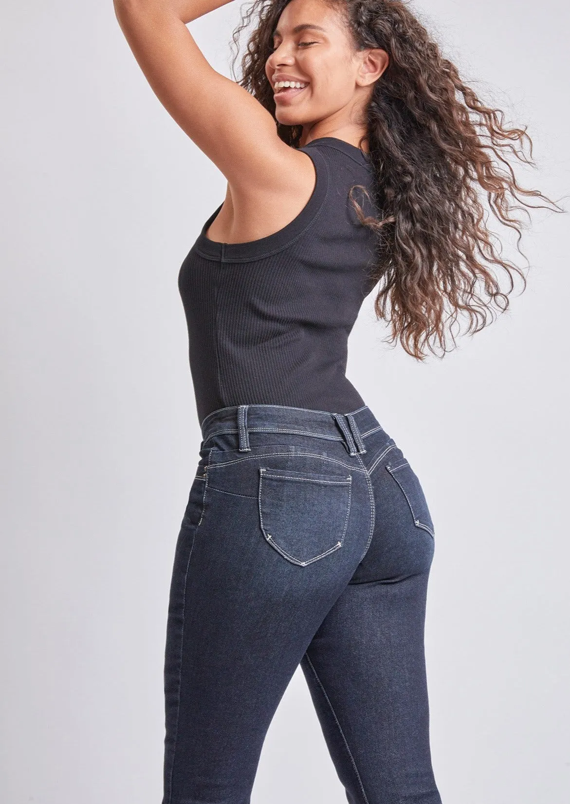 WannaBettaButt Mid Rise BootCut Jeans