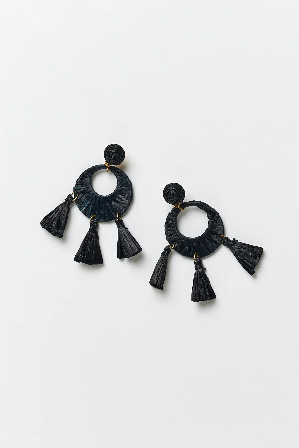 Willow Earrings in Black