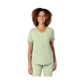 WonderWink Women's Renew V Neck Scrub Top - Fresh Mint