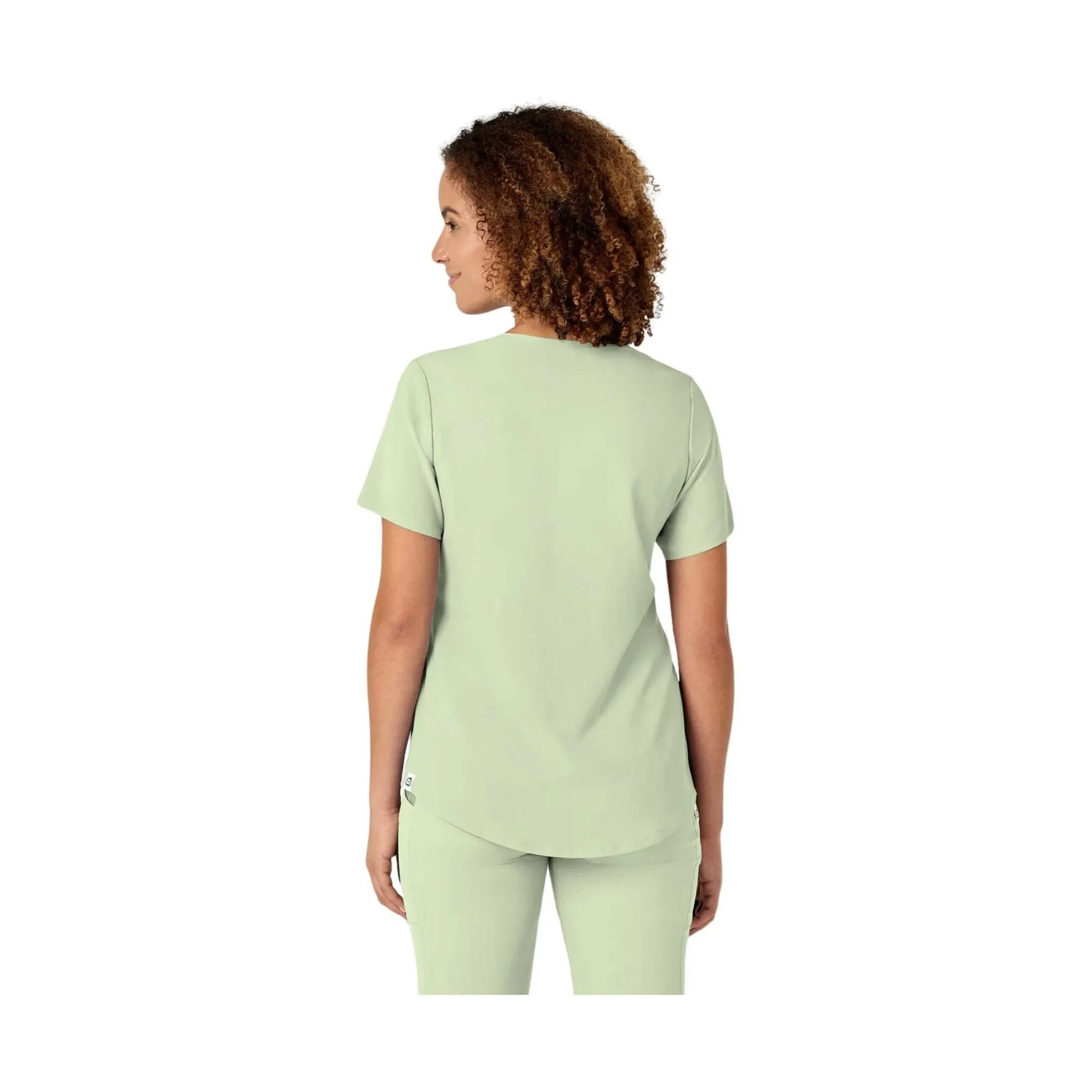 WonderWink Women's Renew V Neck Scrub Top - Fresh Mint