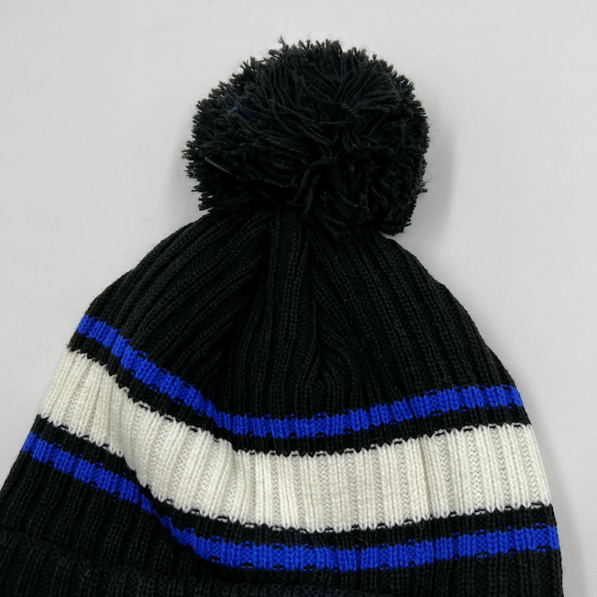 Youth New Era Buffalo Bills Black, White, & Royal Knit Hat